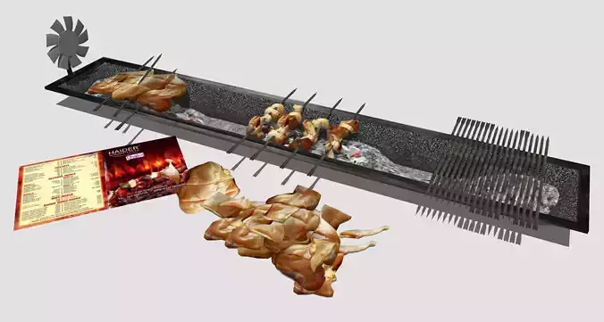 BBQ Cafe 3D model
