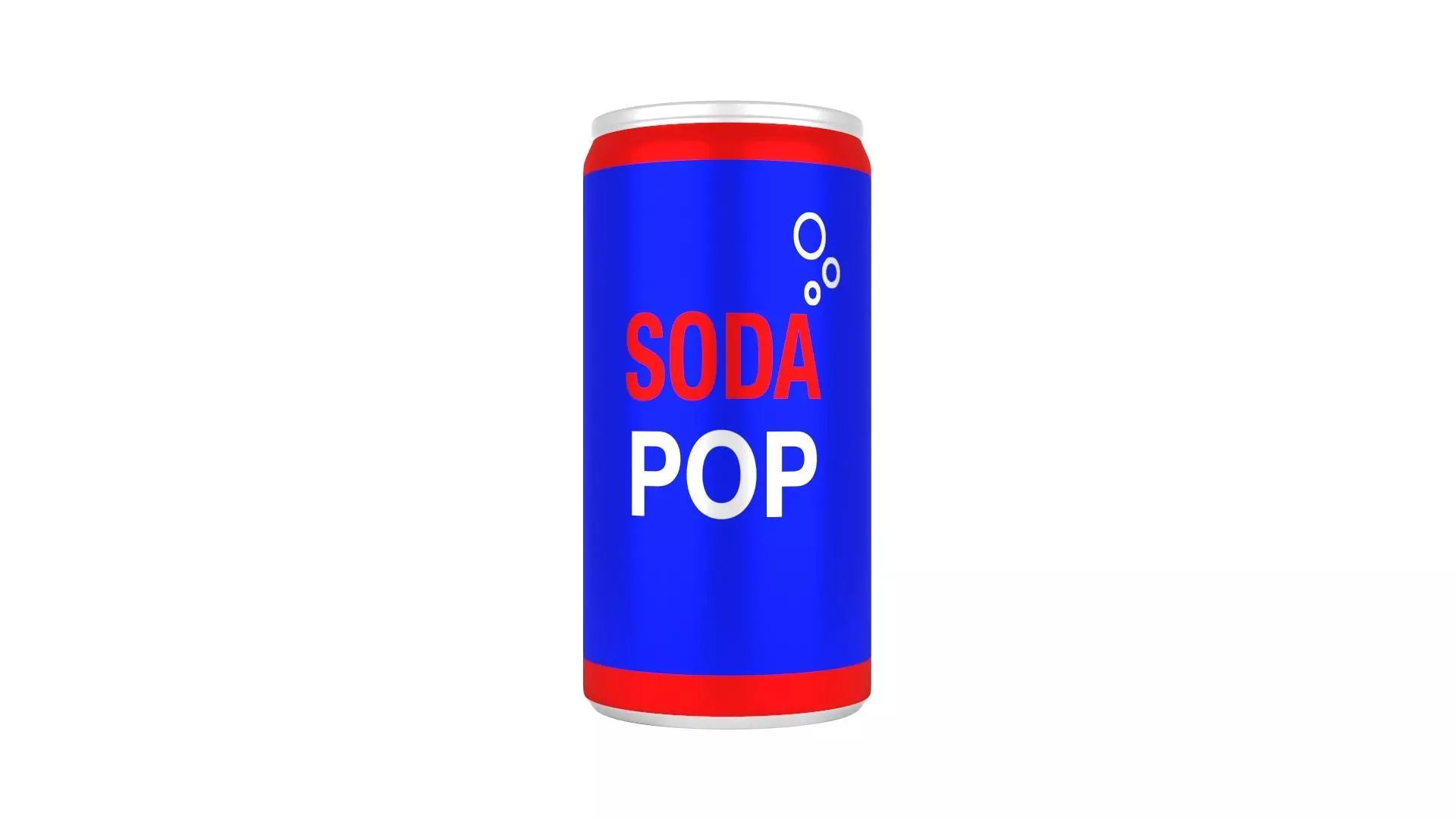 Soda Pop Can Cola Soda Soft Drink Can 3D model