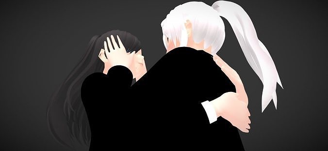 Twin sisters Free 3D model