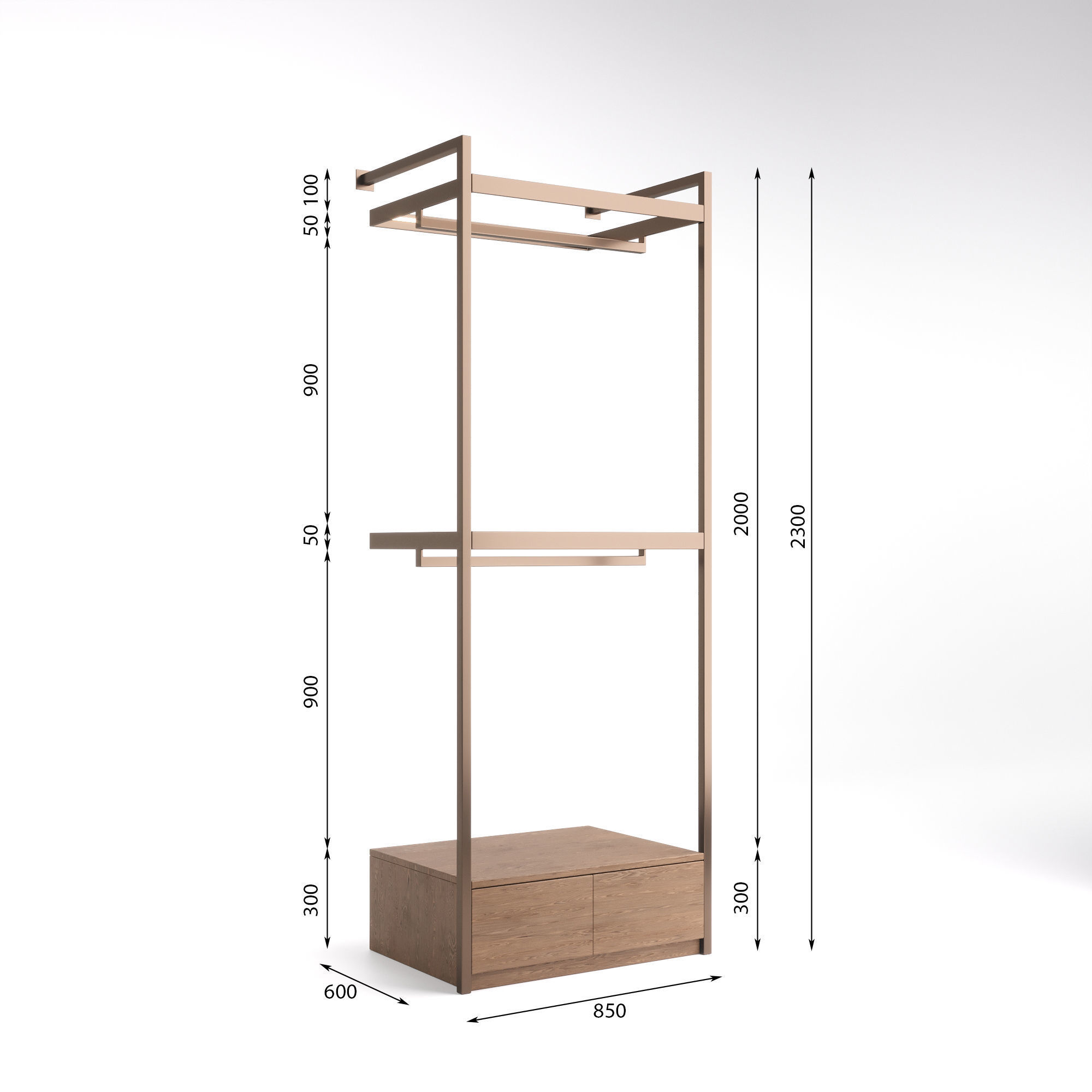 Suit Store 3D model_7