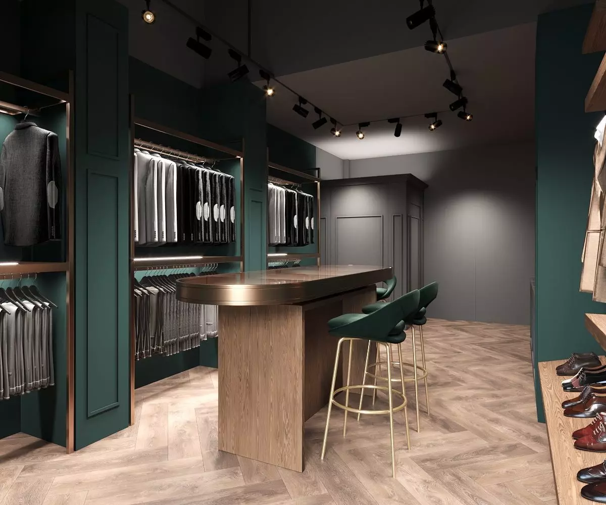 Suit Store 3D model_0