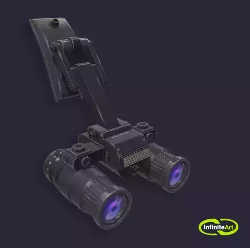 Night Vision goggles Low-poly 3D model