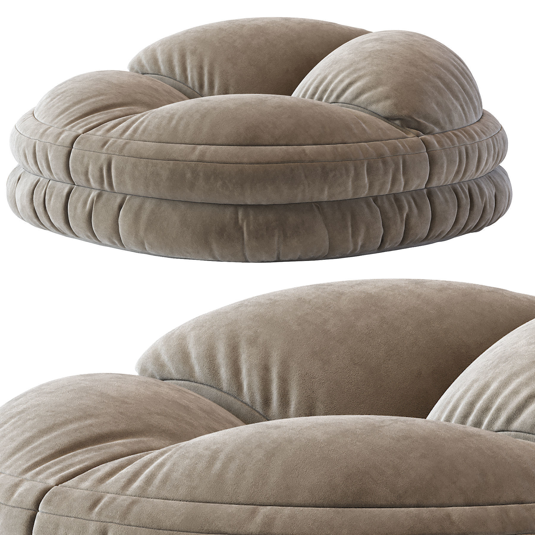 Pouf N18 3D model_12