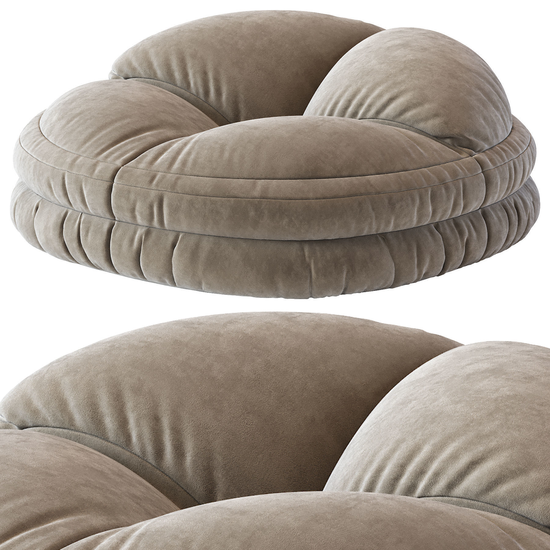 Pouf N18 3D model_10