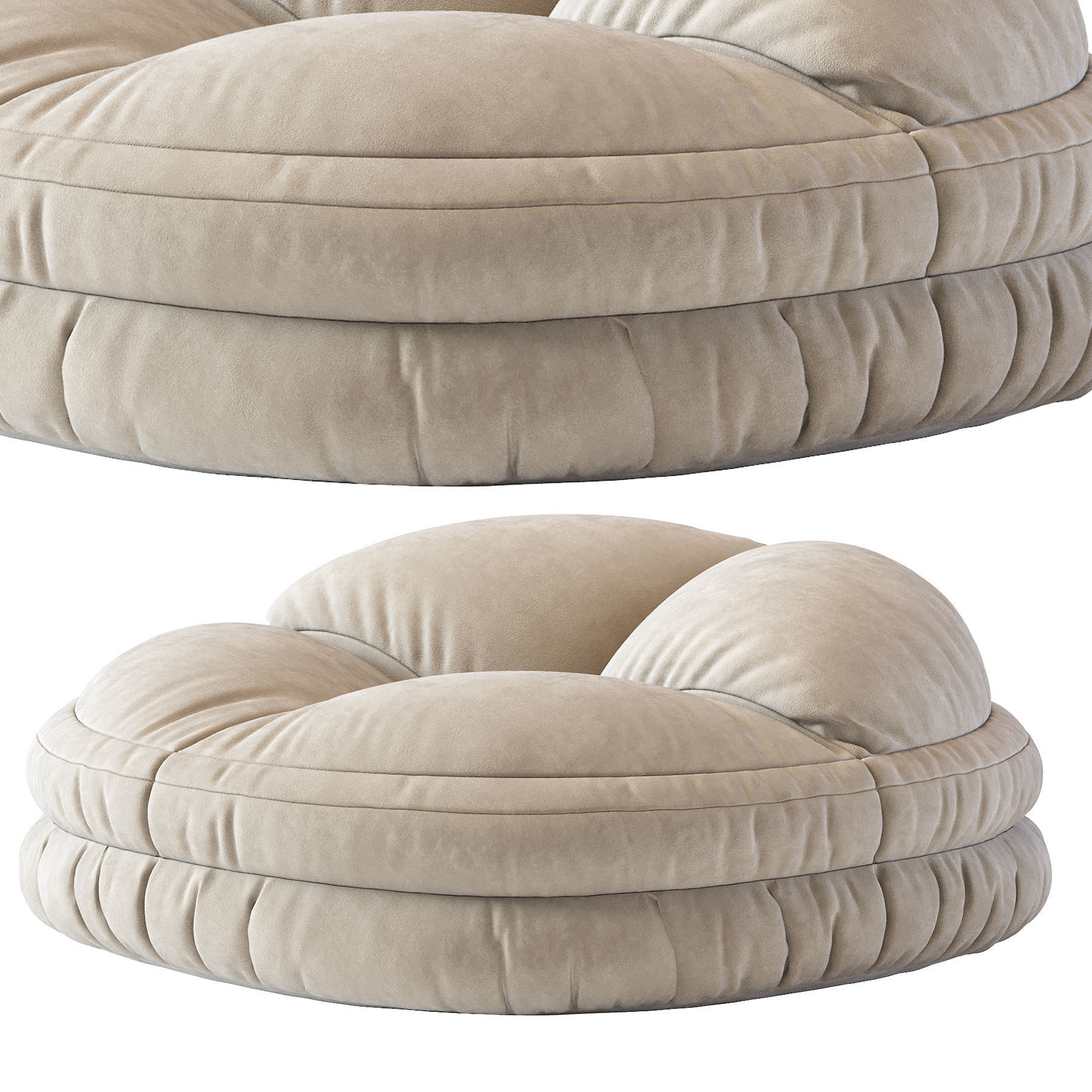 Pouf N18 3D model_11