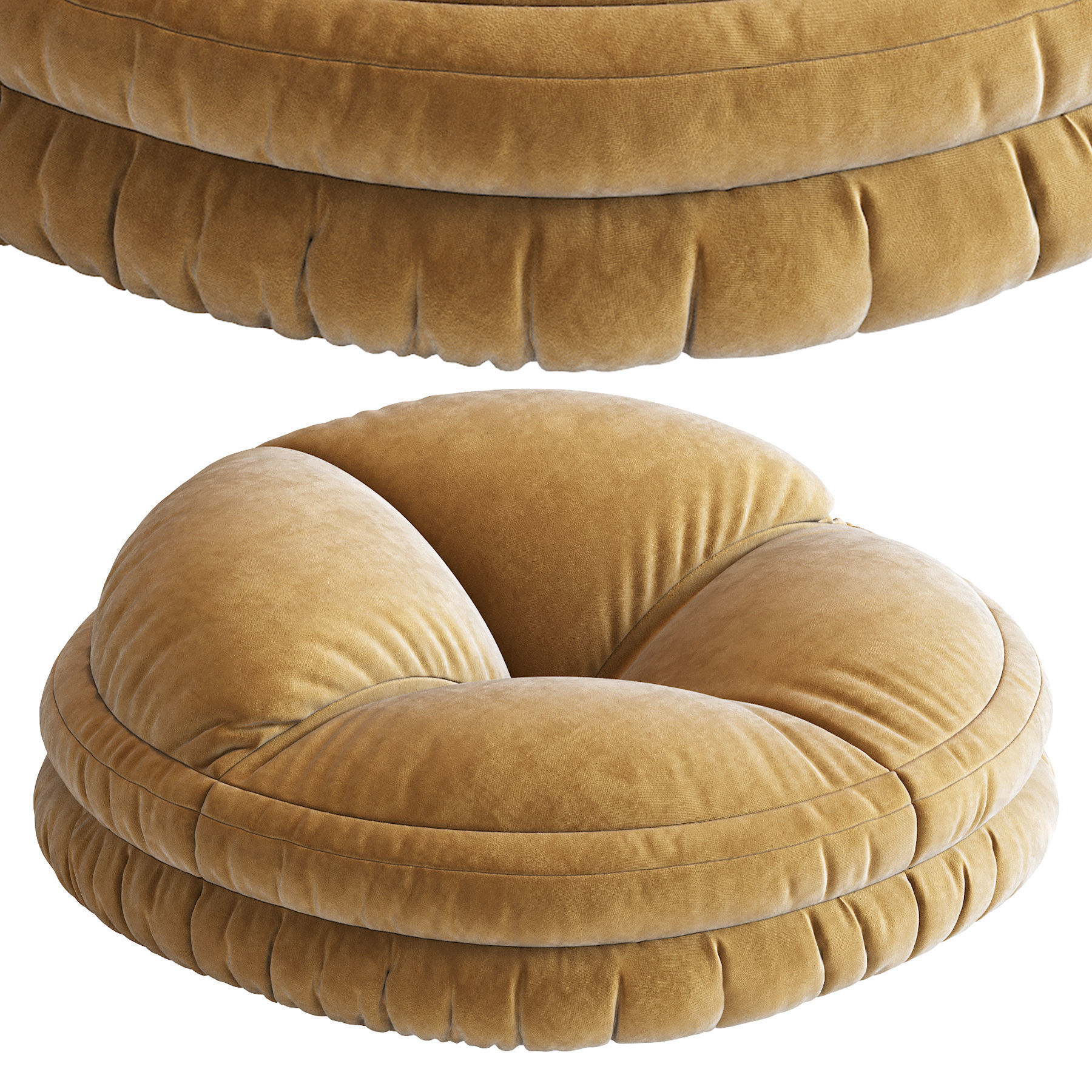 Pouf N18 3D model_1