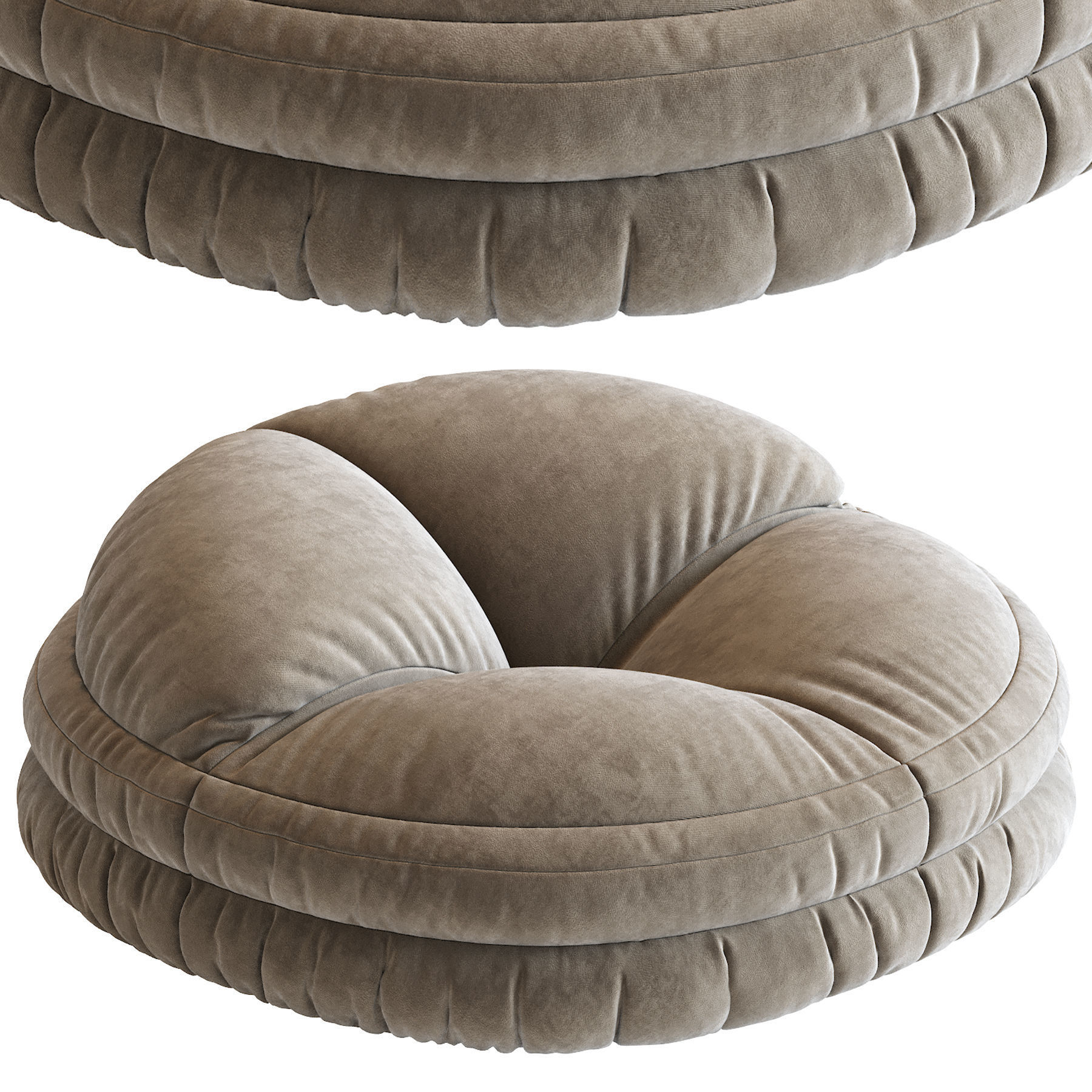 Pouf N18 3D model_7