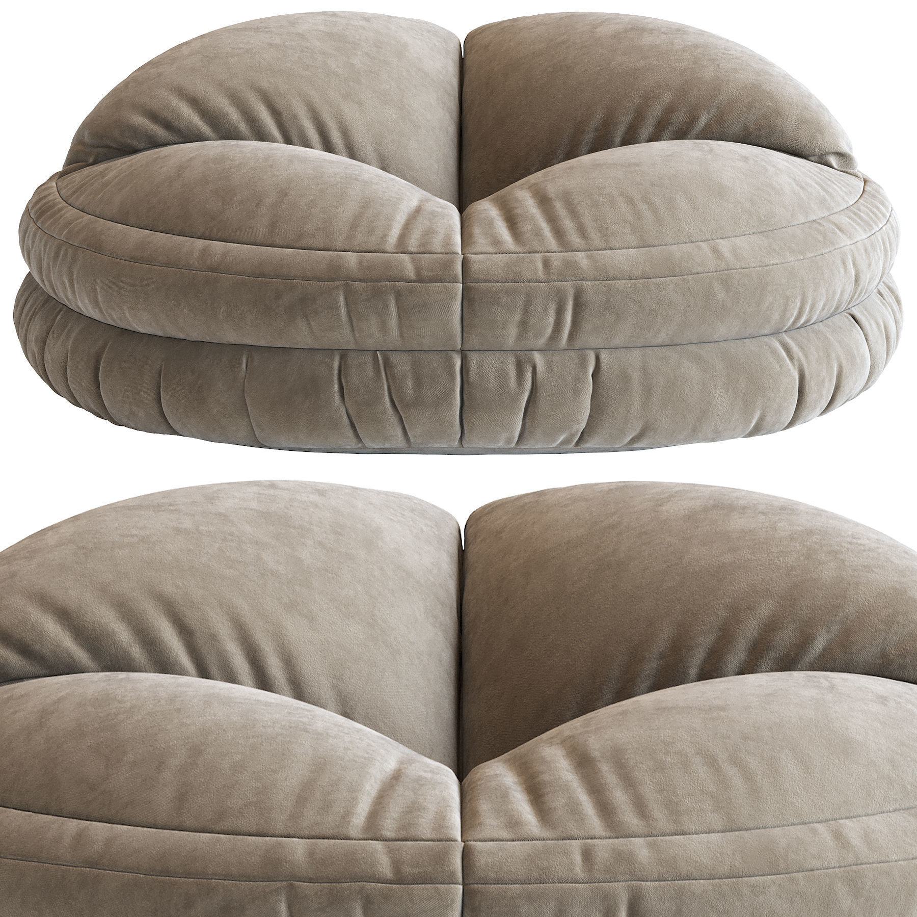 Pouf N18 3D model_8