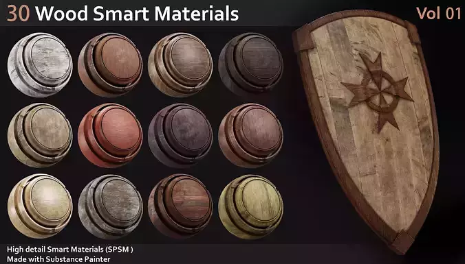 30 Wood Smart Materials Vol1 Texture