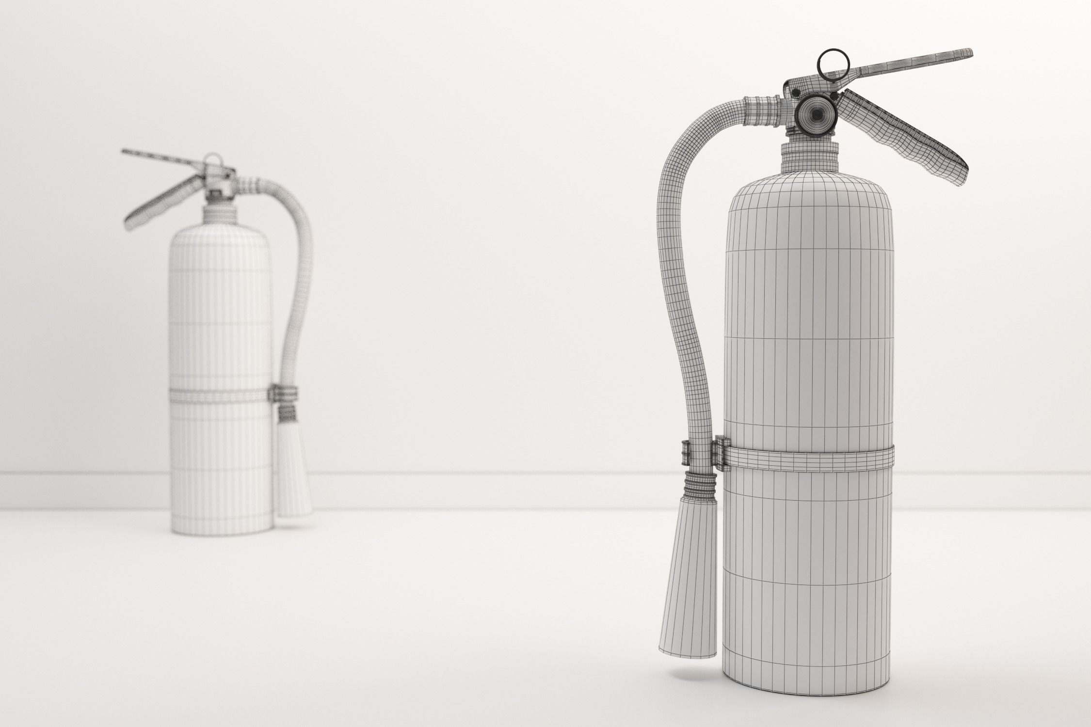 Fire Extinguisher 5lb ABC Dry 3D model_3