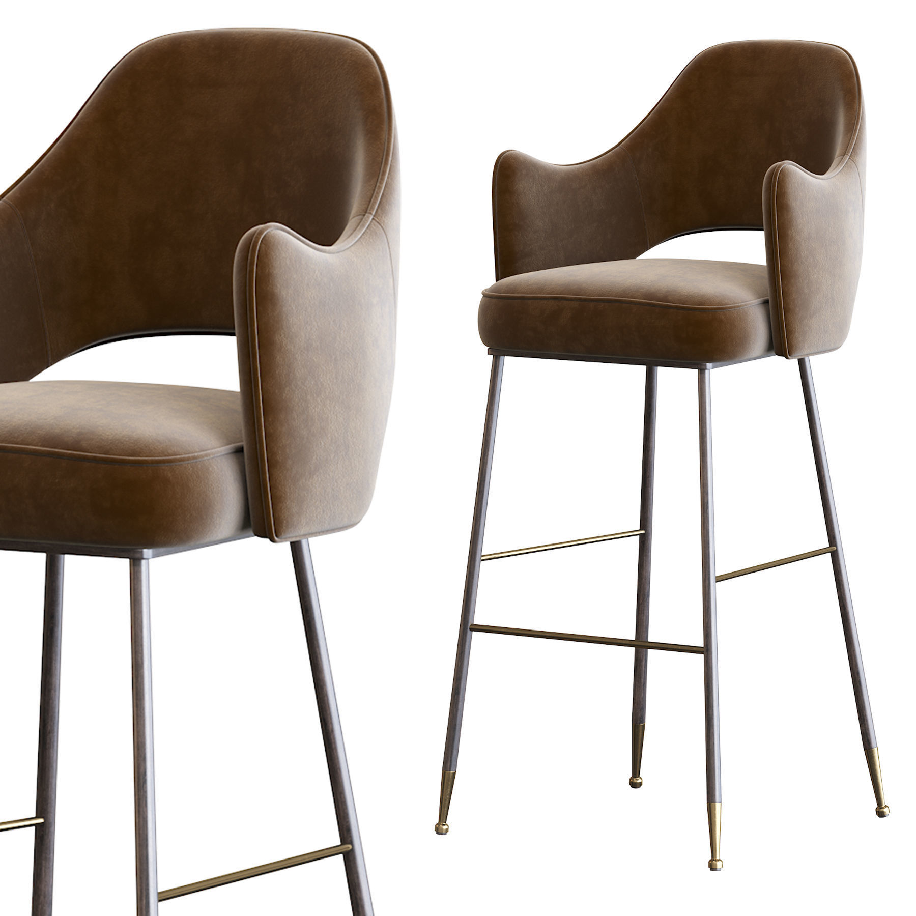 Rigby barstool 3D model_8