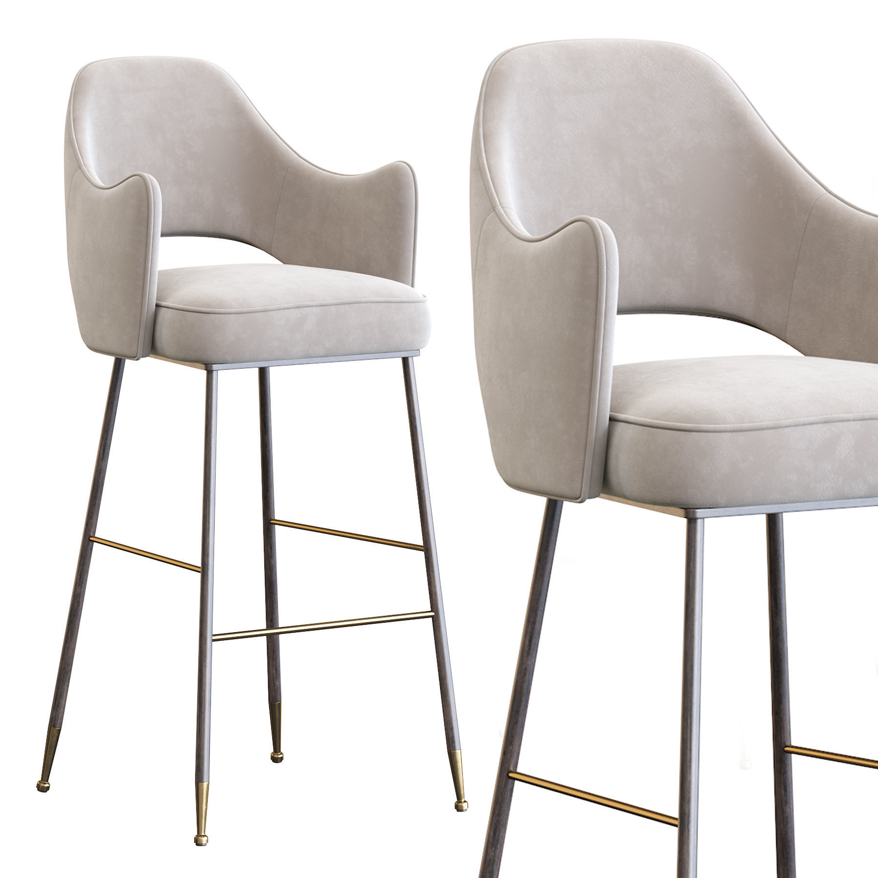 Rigby barstool 3D model_5