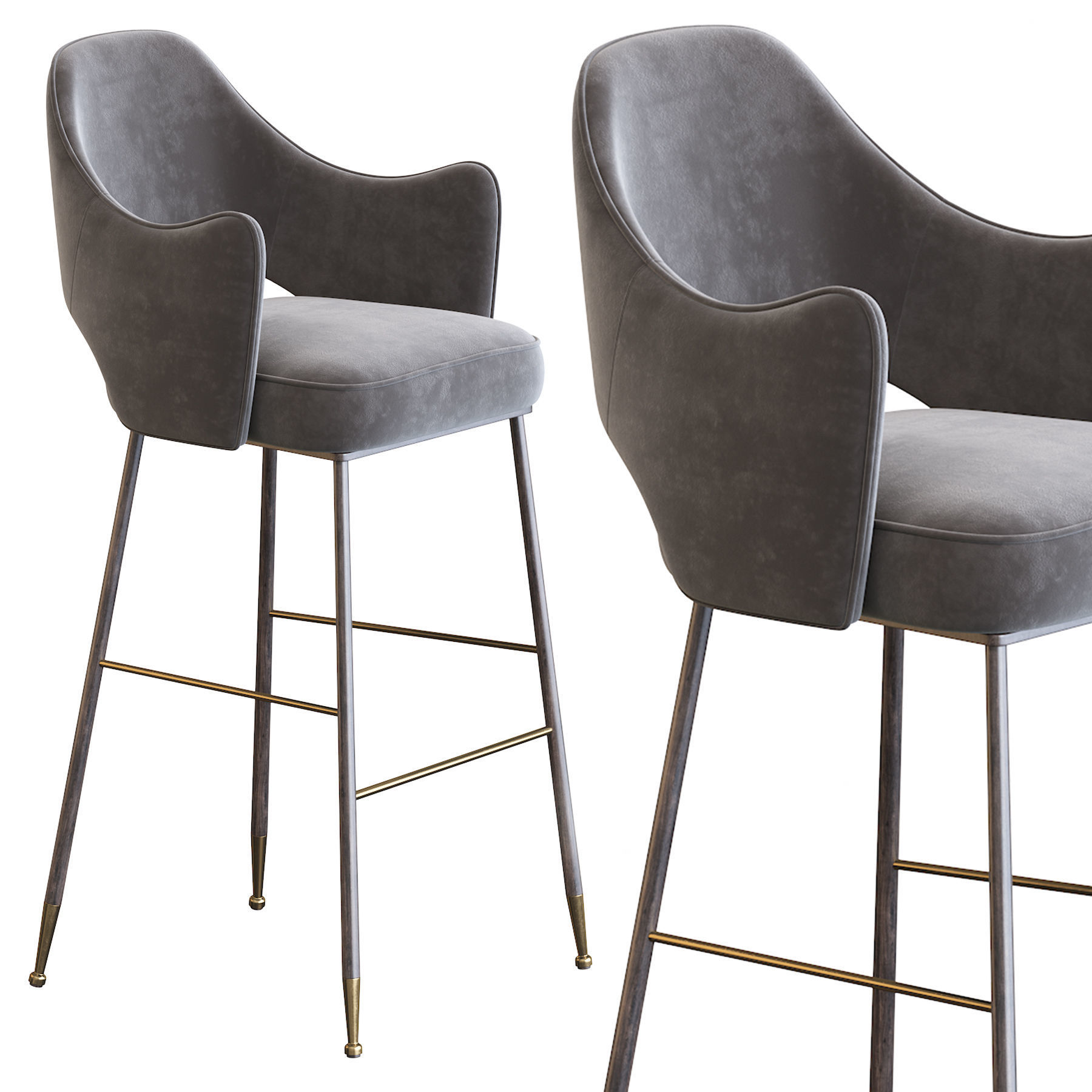 Rigby barstool 3D model_11