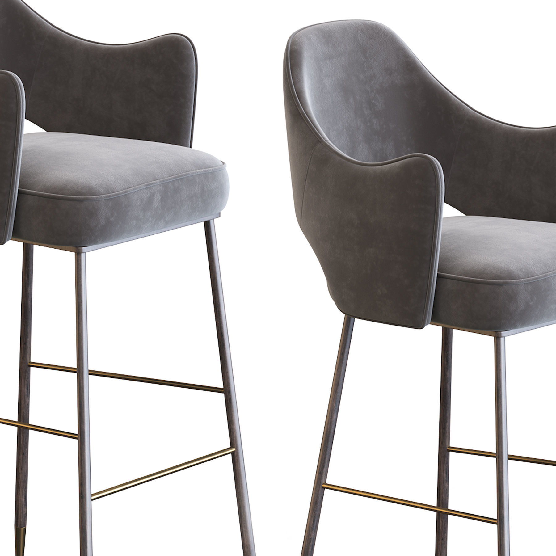 Rigby barstool 3D model_12