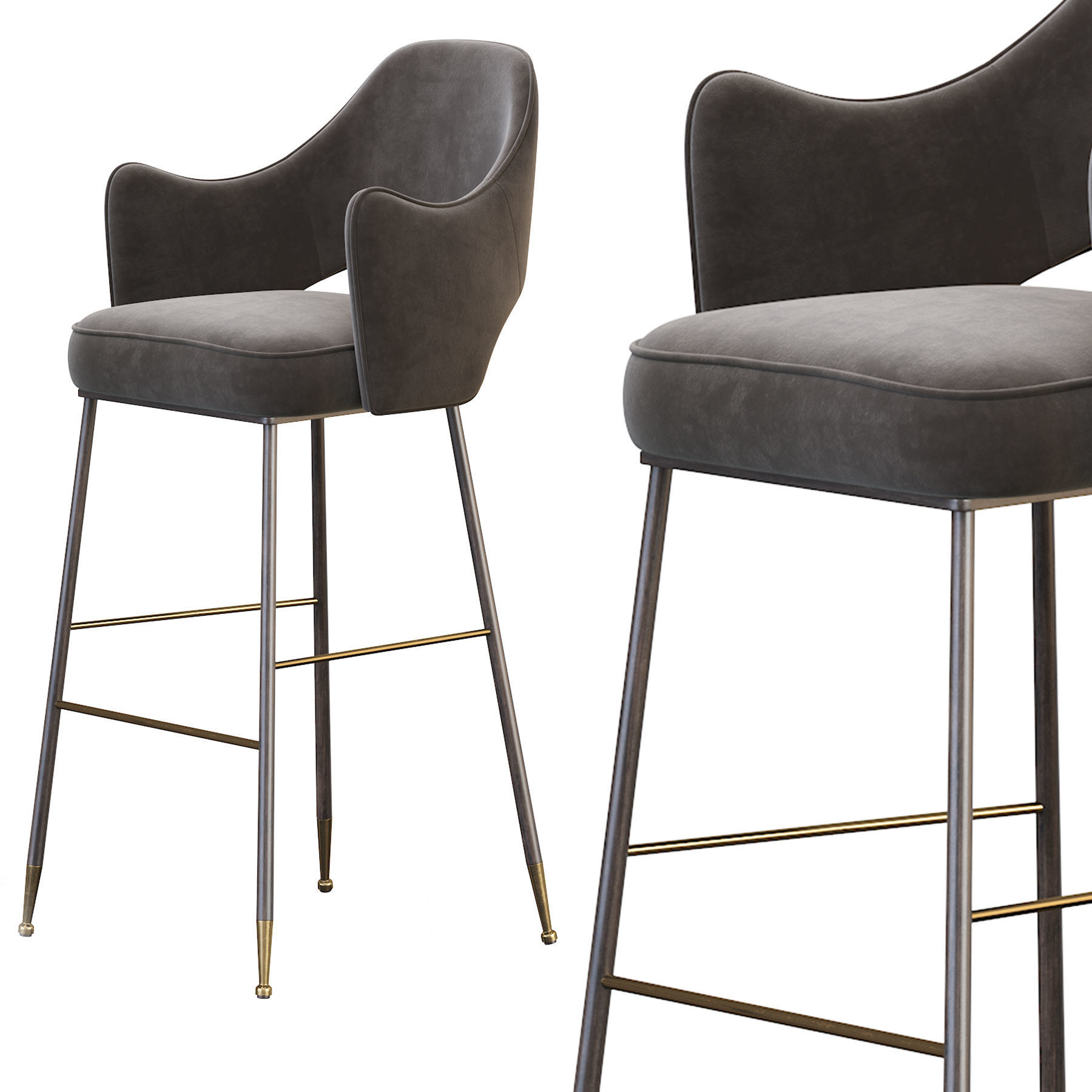 Rigby barstool 3D model_28