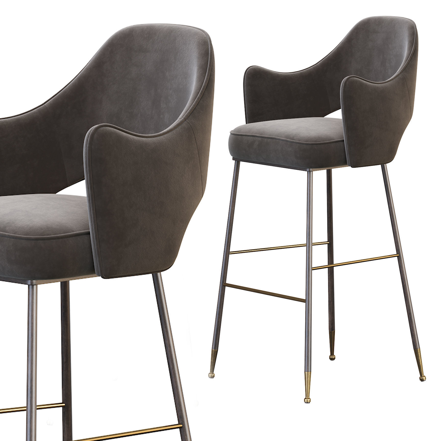 Rigby barstool 3D model_27