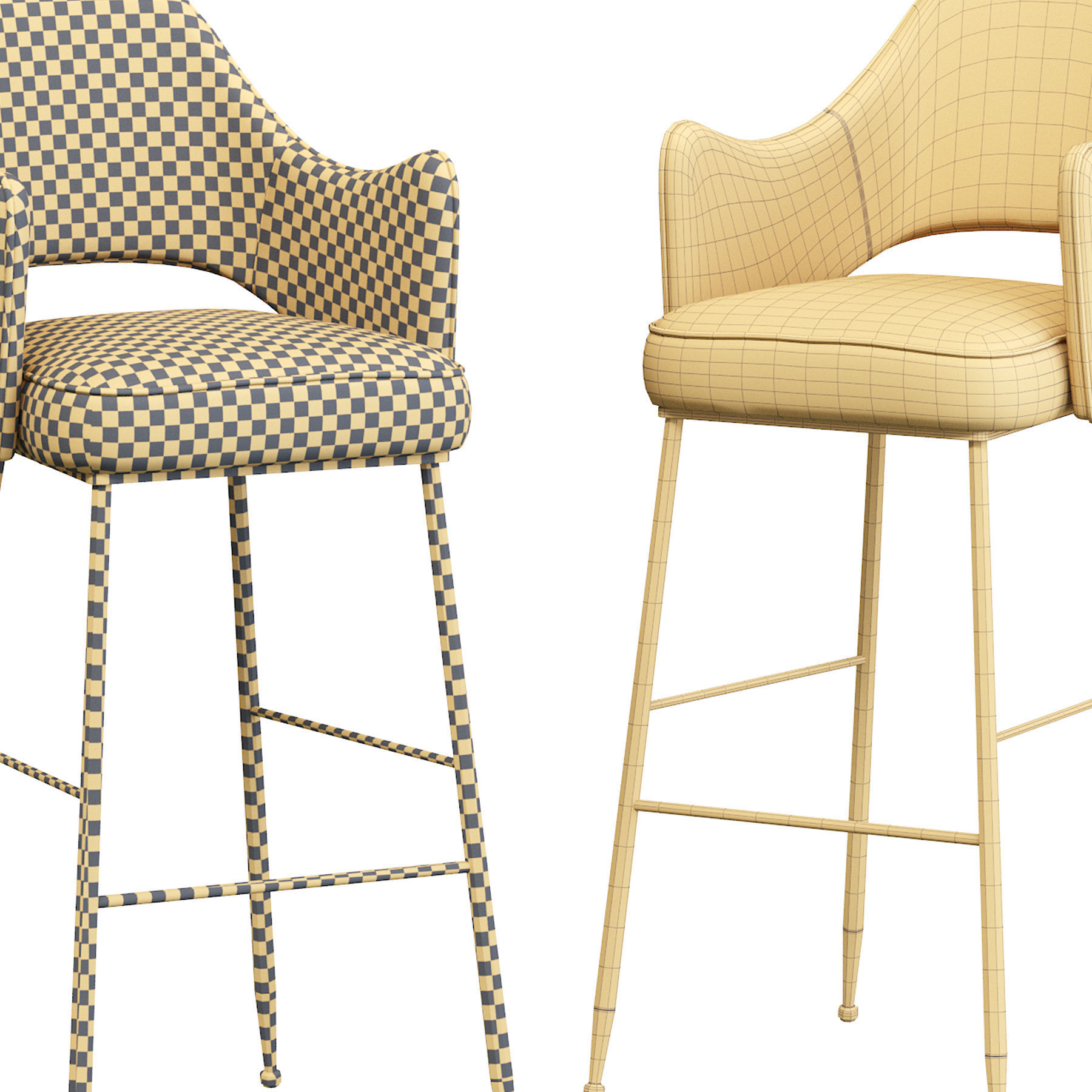 Rigby barstool 3D model_30