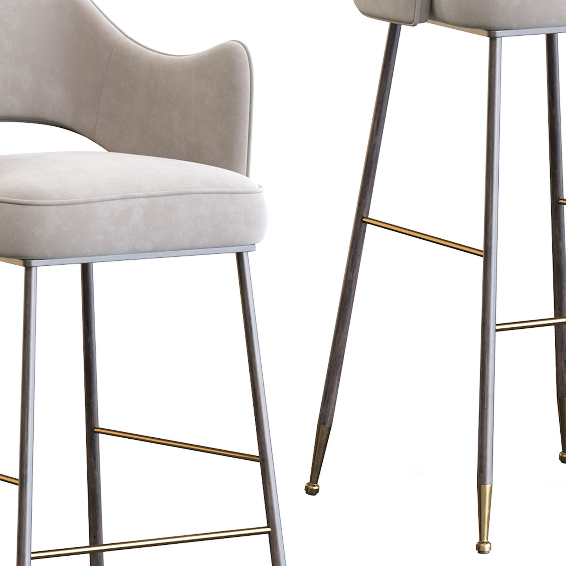 Rigby barstool 3D model_6