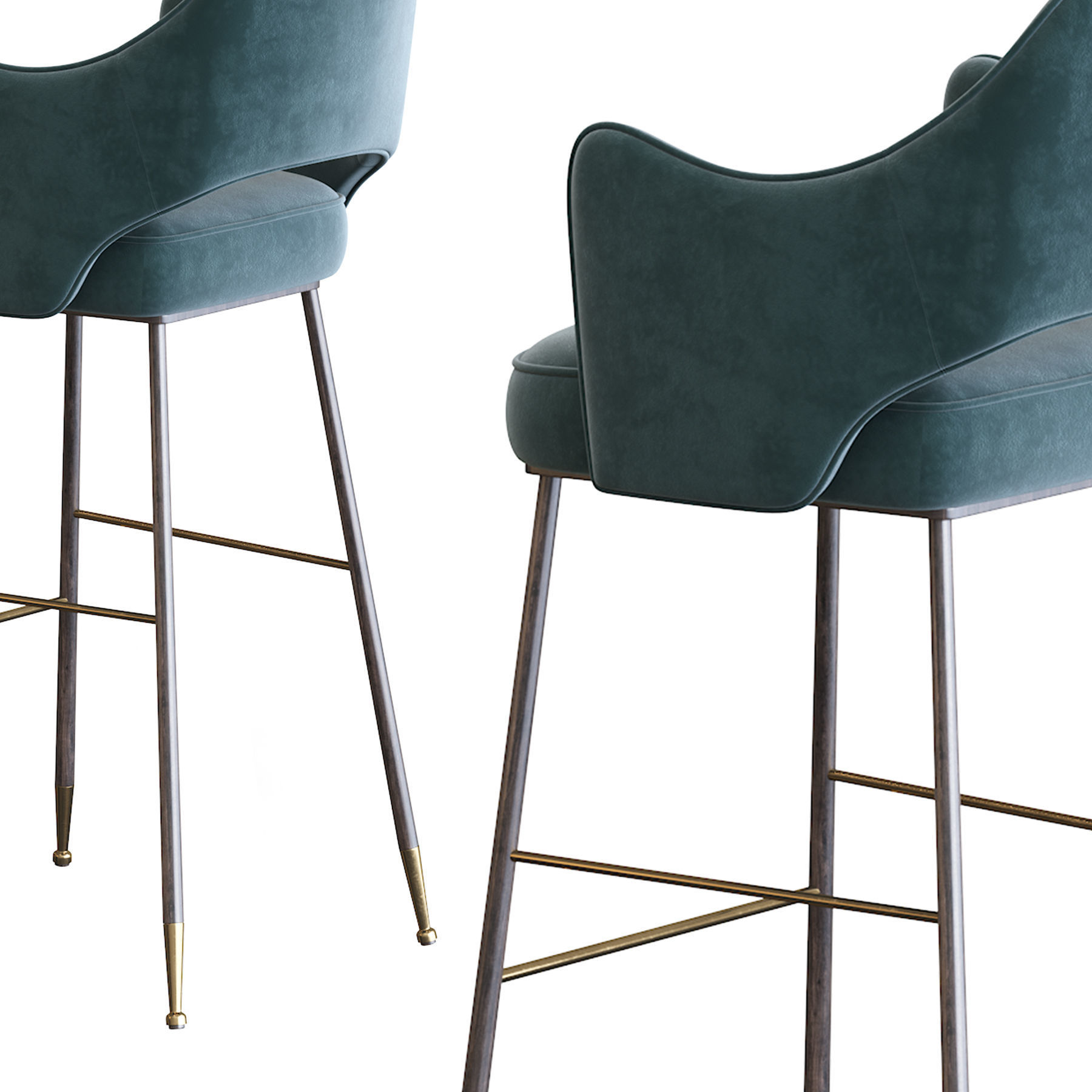 Rigby barstool 3D model_15