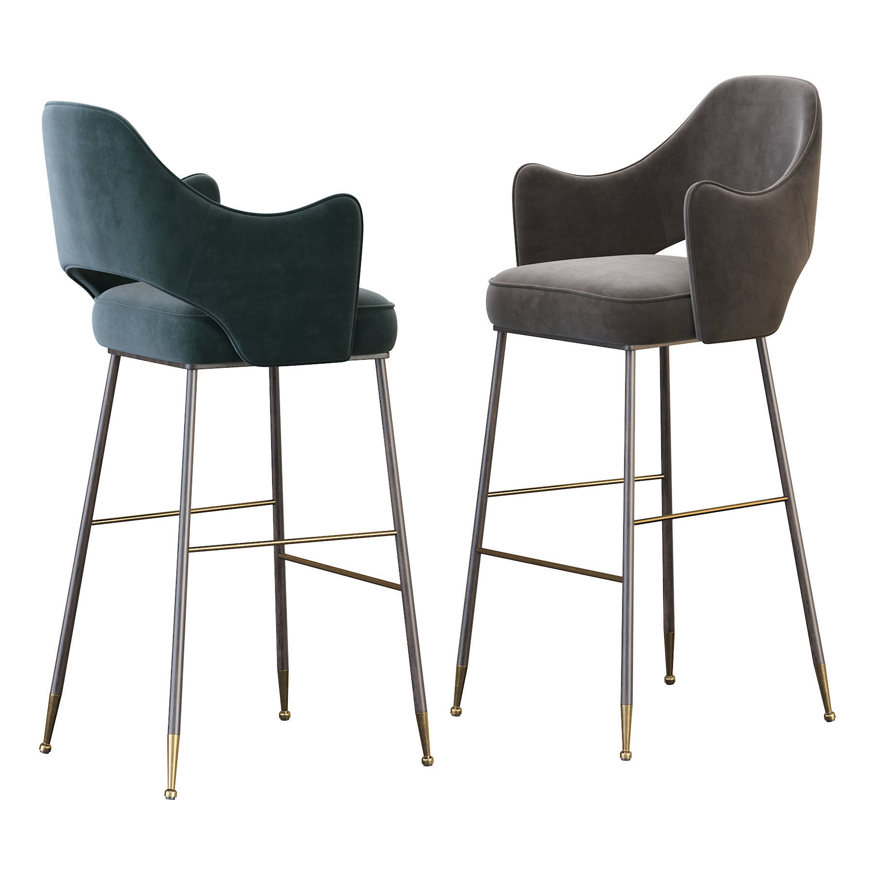 Rigby barstool 3D model_3