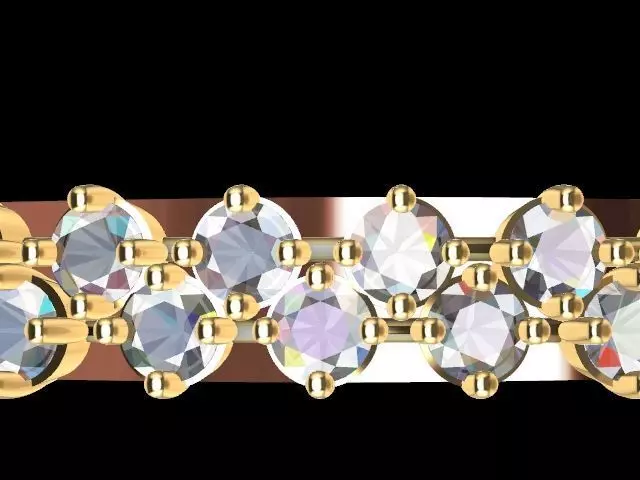 jigjag stone ring stl verified 3D print model_0