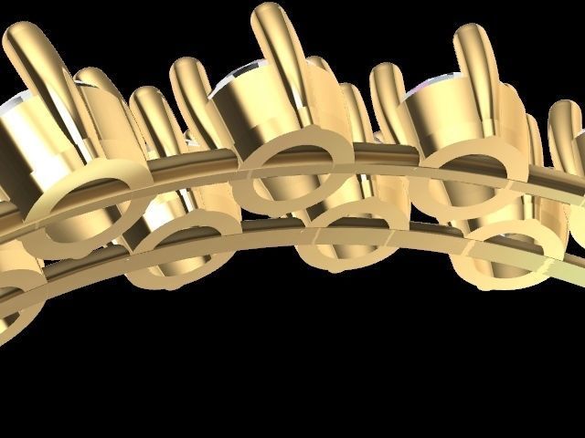 jigjag stone ring stl verified 3D print model_13