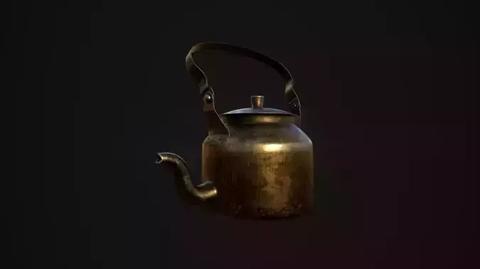 Old Brass Kettle
