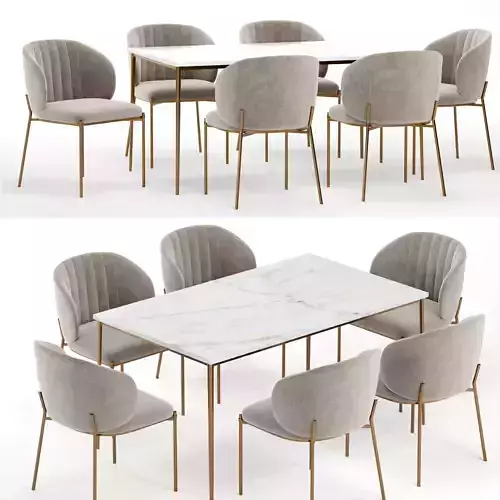 Shell Back Dining table