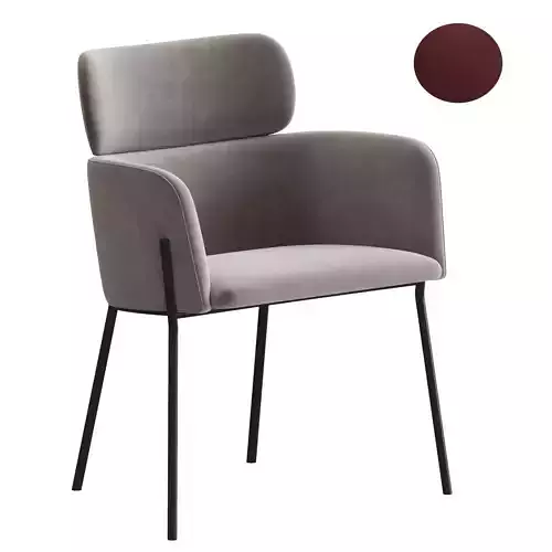 CB2 Azalea Brown Chair