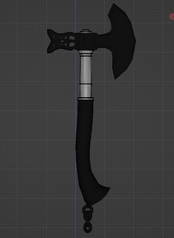 Axe - Stylized - Low Poly Low-poly 3D model_4