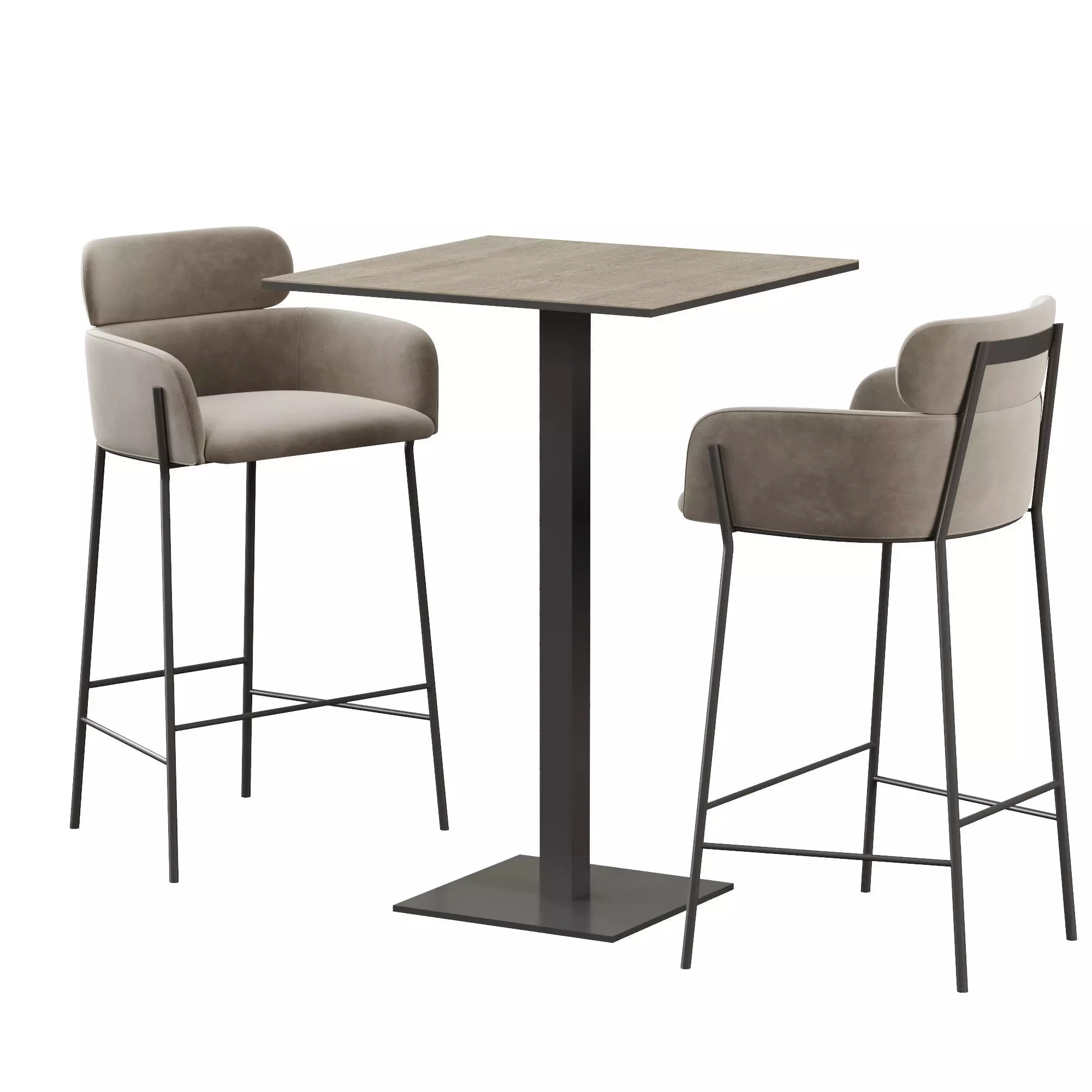 CB2 Azalea mink and Bar Table Dado S70 3D model