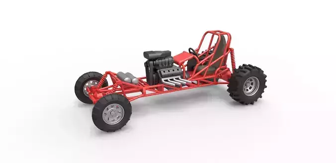 Mud dragster Scale 1 to 25