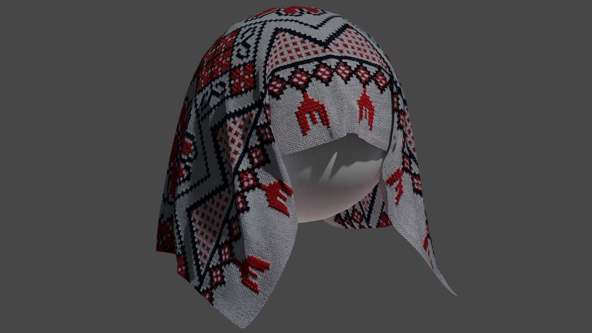 Ukrainian Folk Fabric Seamless Texture_5