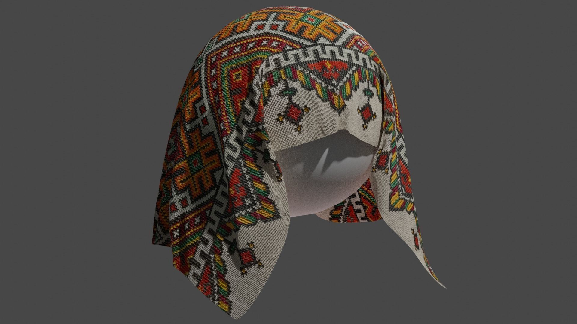 Ukrainian Folk Fabric Seamless Texture_4