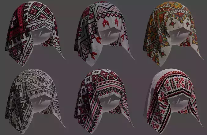 Ukrainian Folk Fabric Seamless 