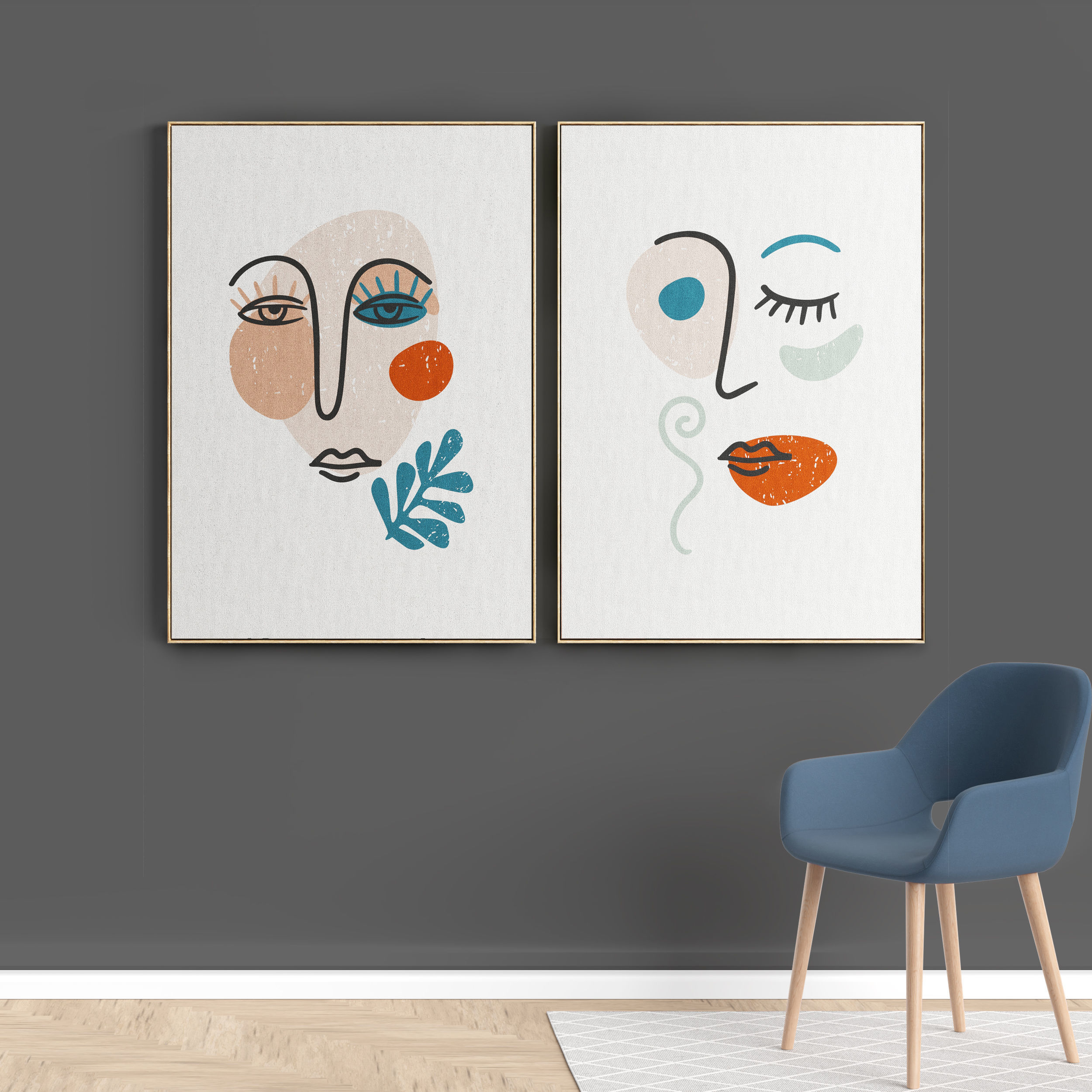 Photo Frame 27 Low-poly 3D model_2