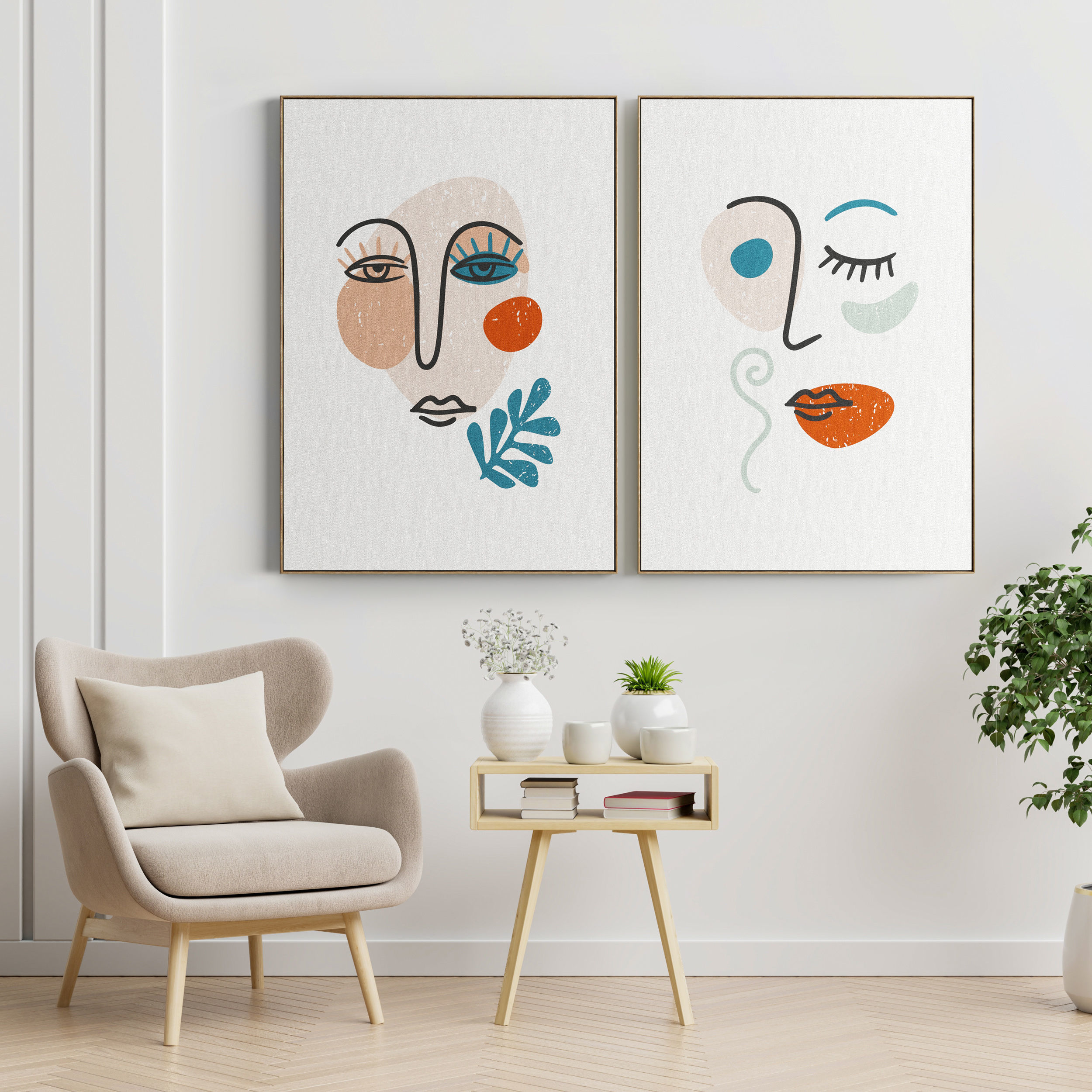 Photo Frame 27 Low-poly 3D model_1