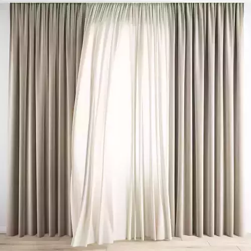 Curtain 287 Wind blowing effect 5