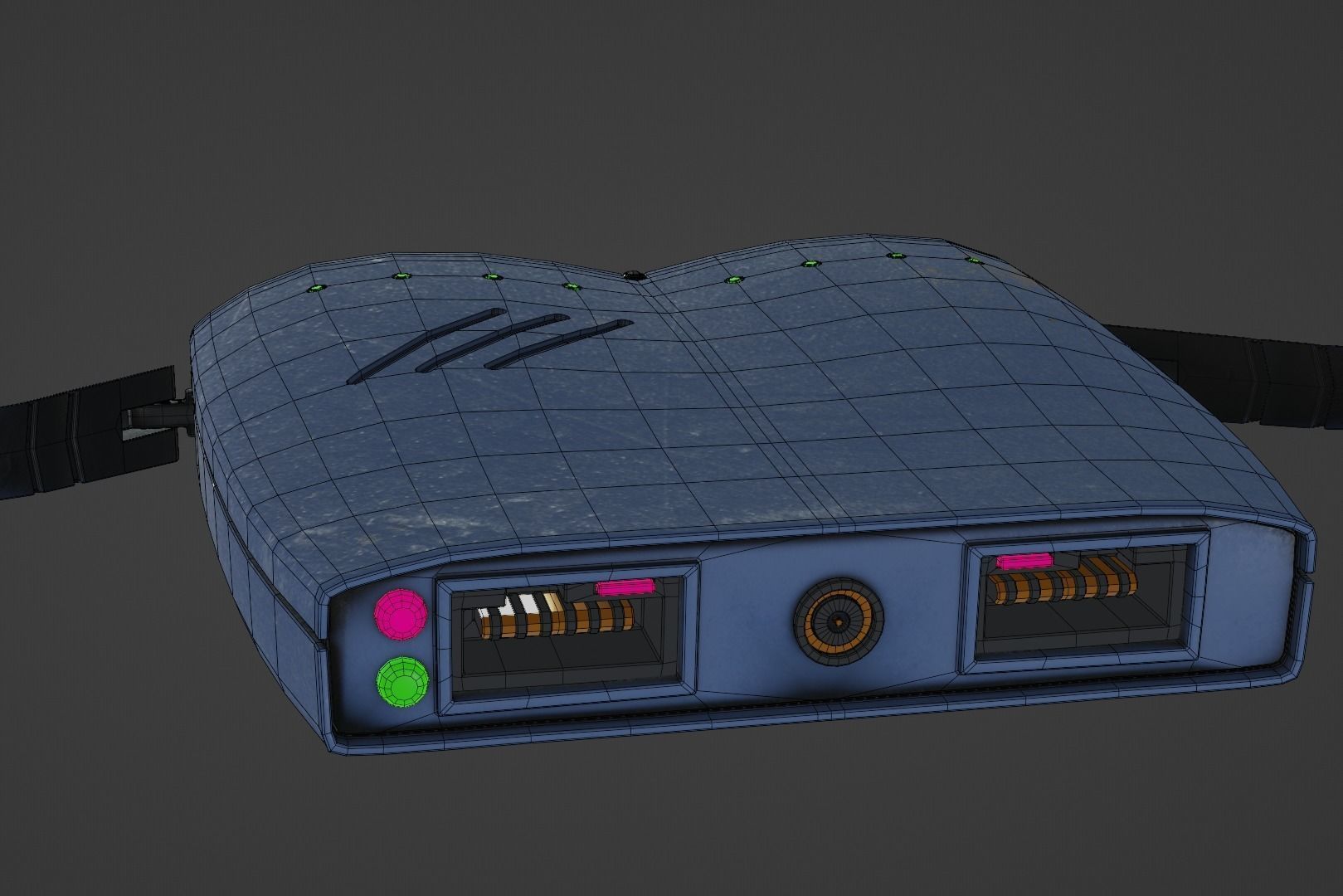 WIFI Router Robot Drone 3D model_10