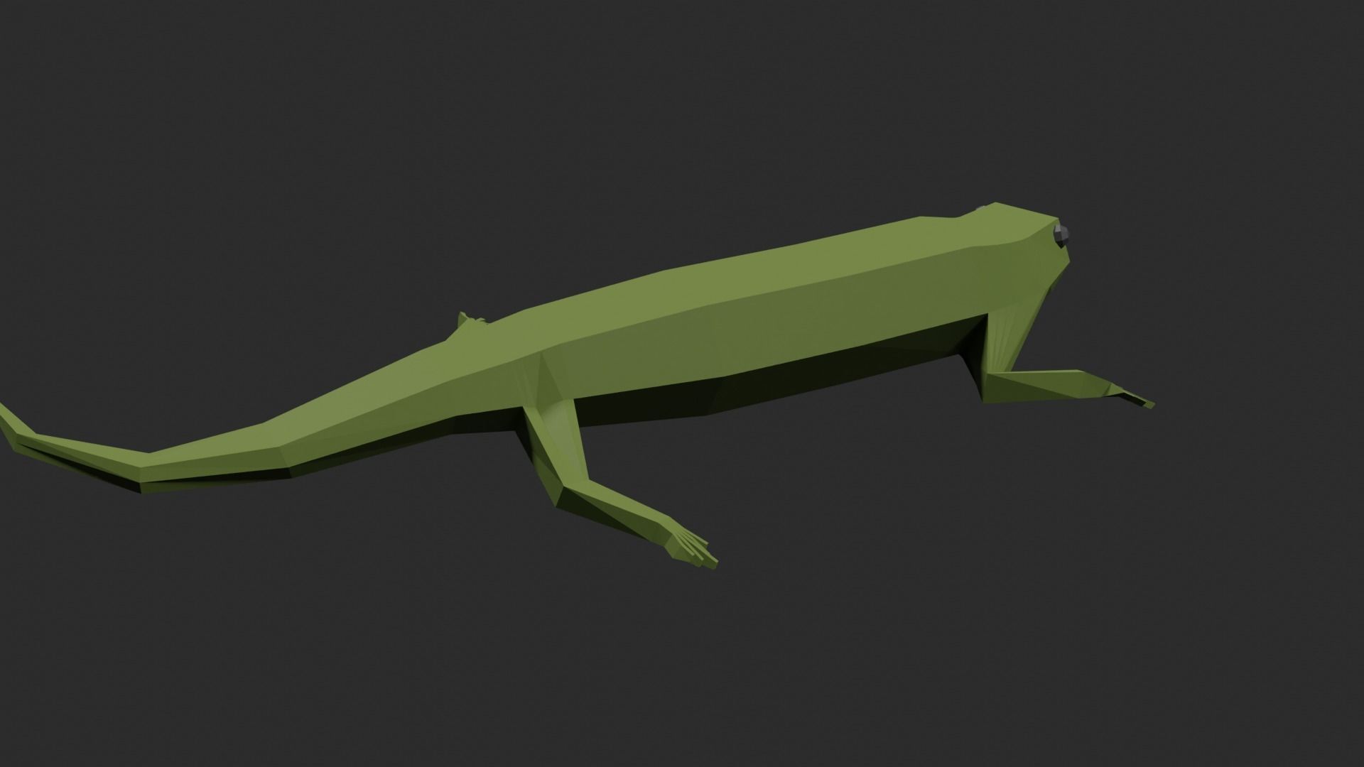 Lowpoly Lizard Low-poly 3D model_18