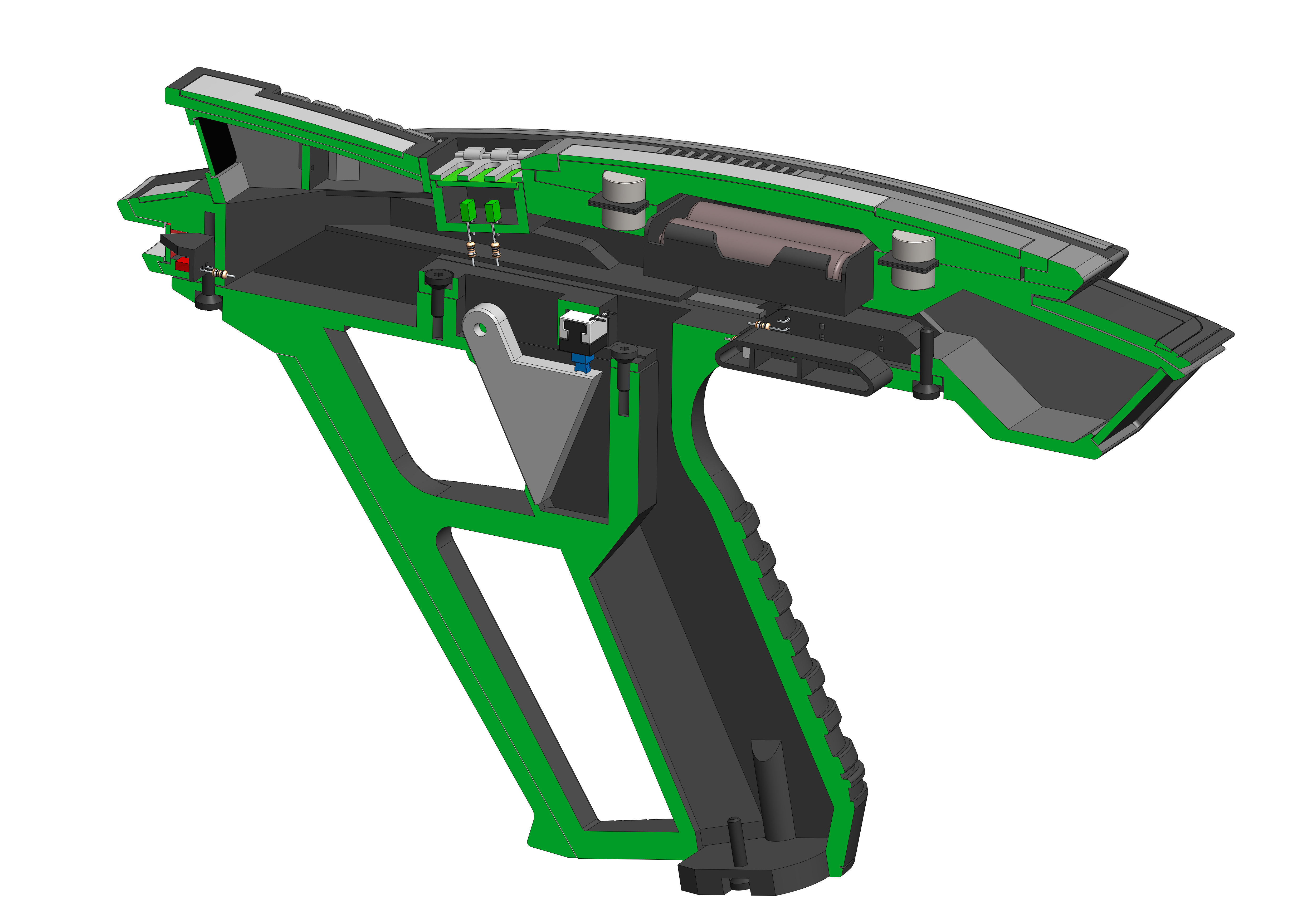 Picard Phaser - Star Trek - Printable - STL - Personal Use 3D print model_15
