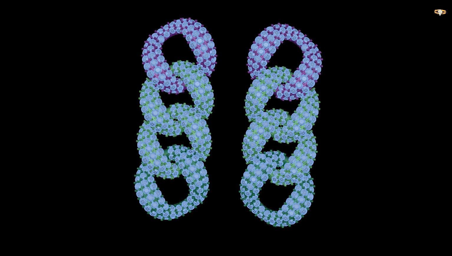 earring pair of crocheted earrings 3D print model_1
