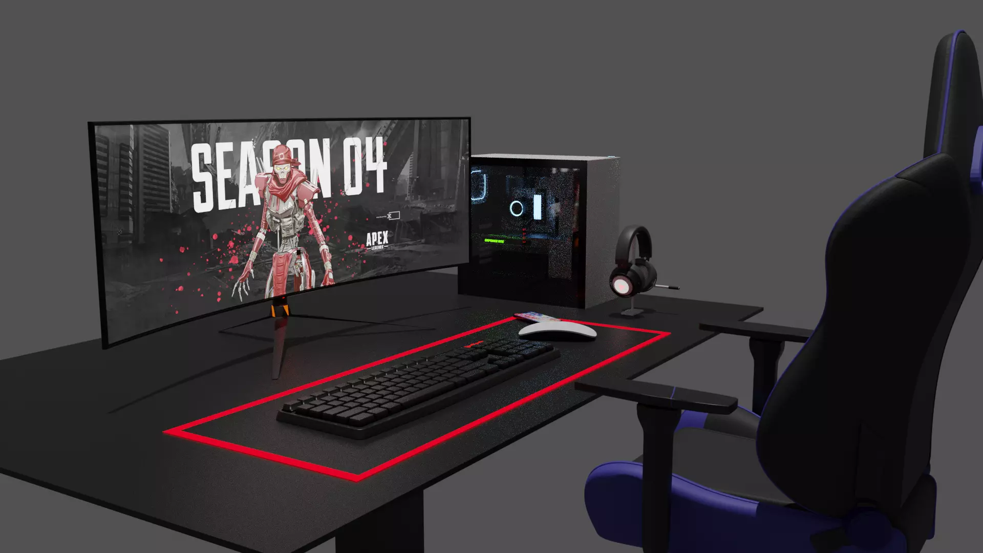 3D model of Gaming Pc 3D model_0