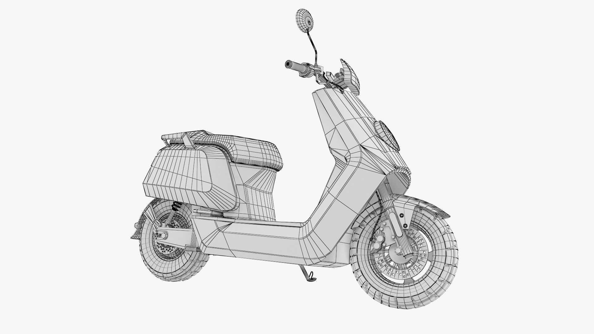 Niu NQi Low-poly 3D model_9