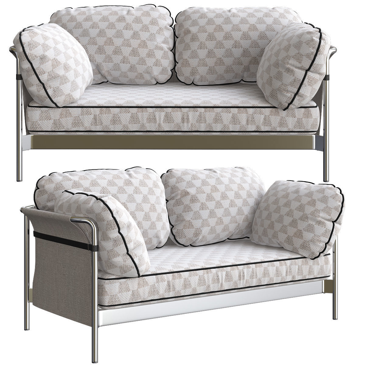 HAY Can  Fauteuil 3d model Low-poly 3D model_1