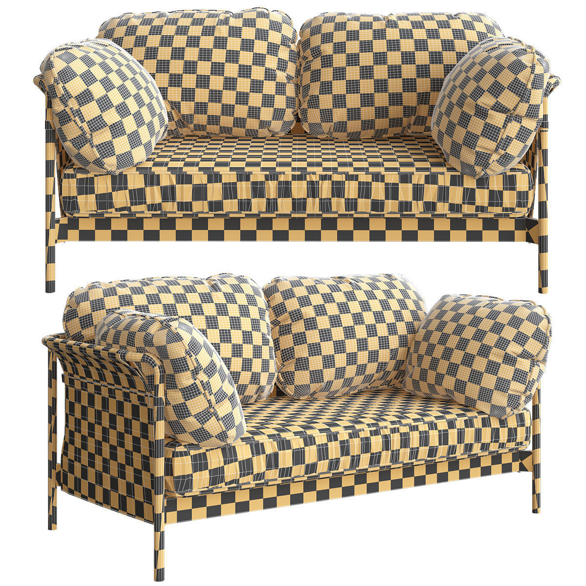 HAY Can  Fauteuil 3d model Low-poly 3D model_3