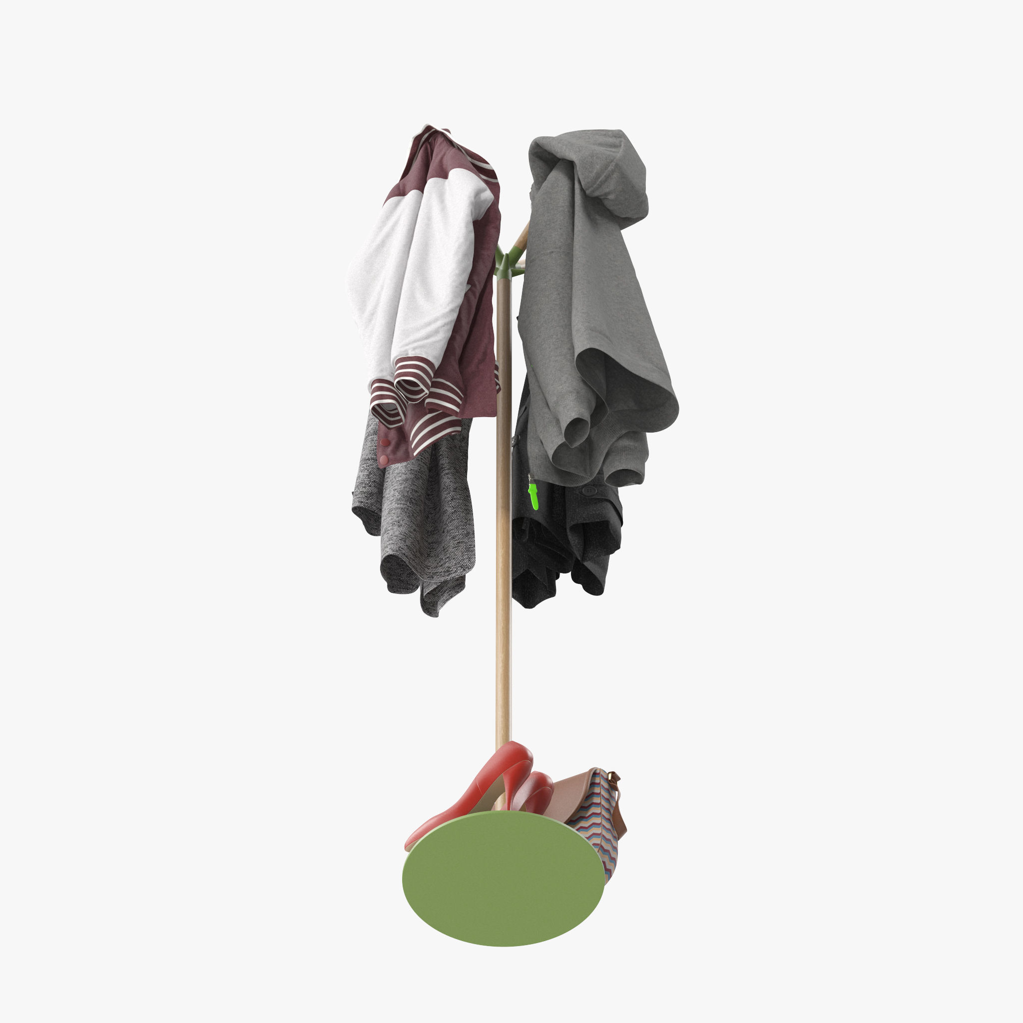 Sioux by Rexite Coat rack 3D model_12