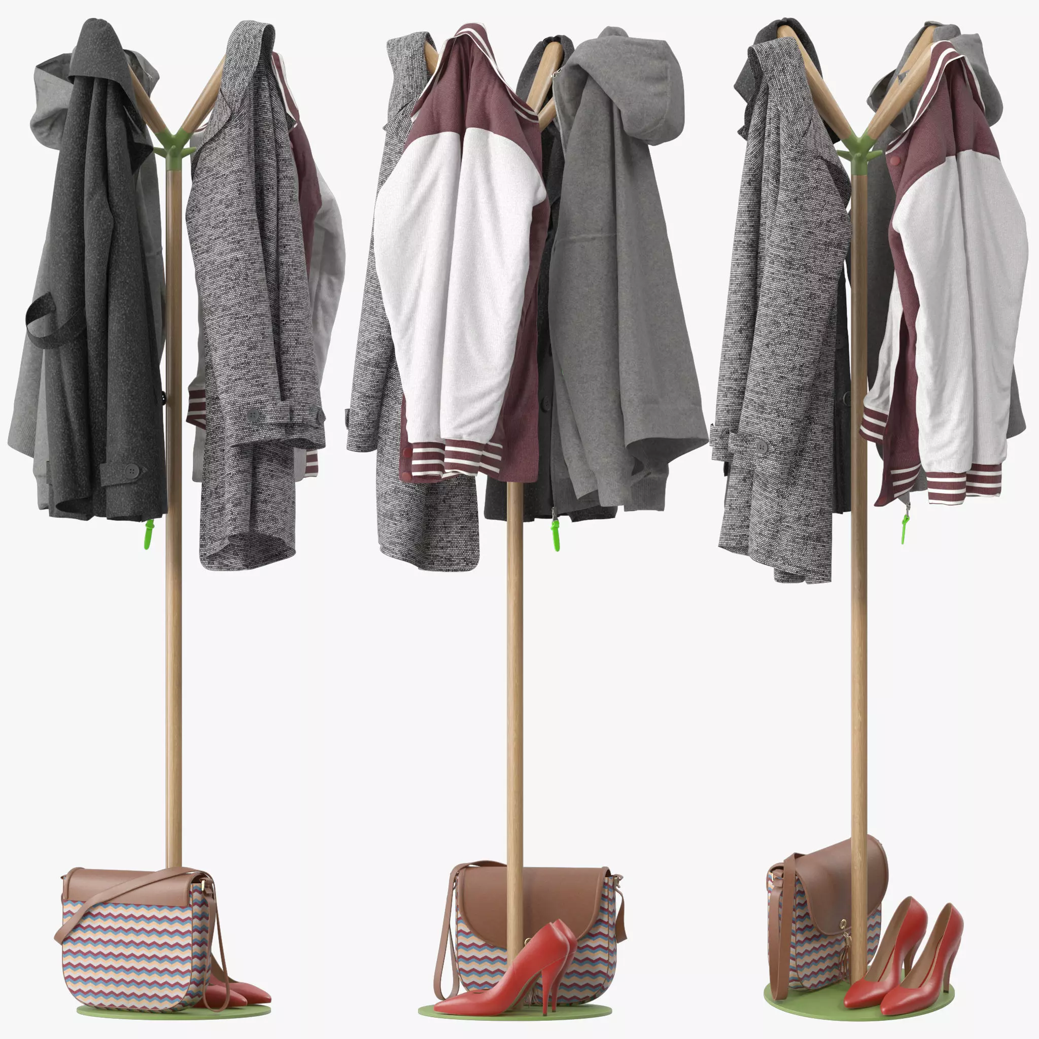 Sioux by Rexite Coat rack 3D model_0