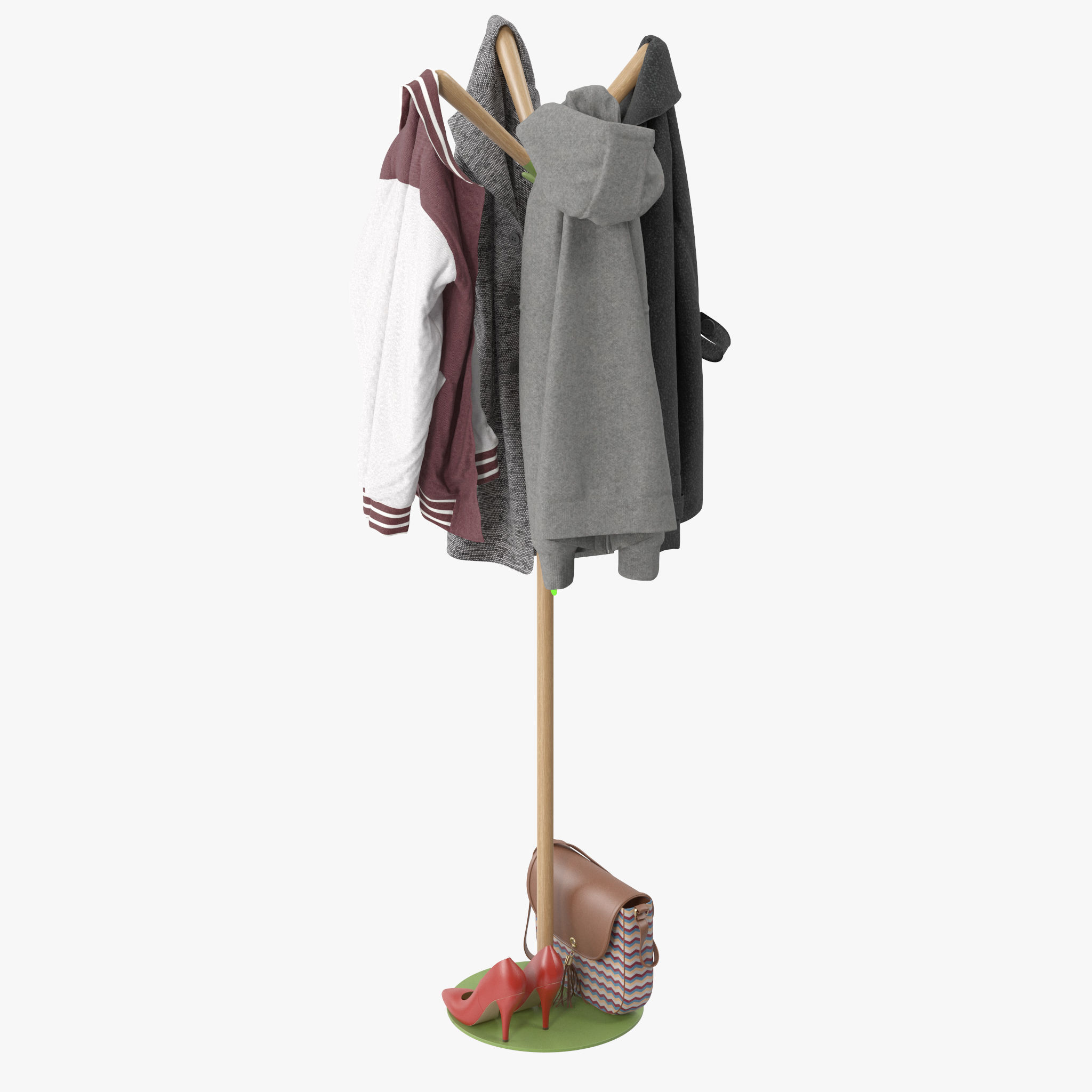 Sioux by Rexite Coat rack 3D model_8