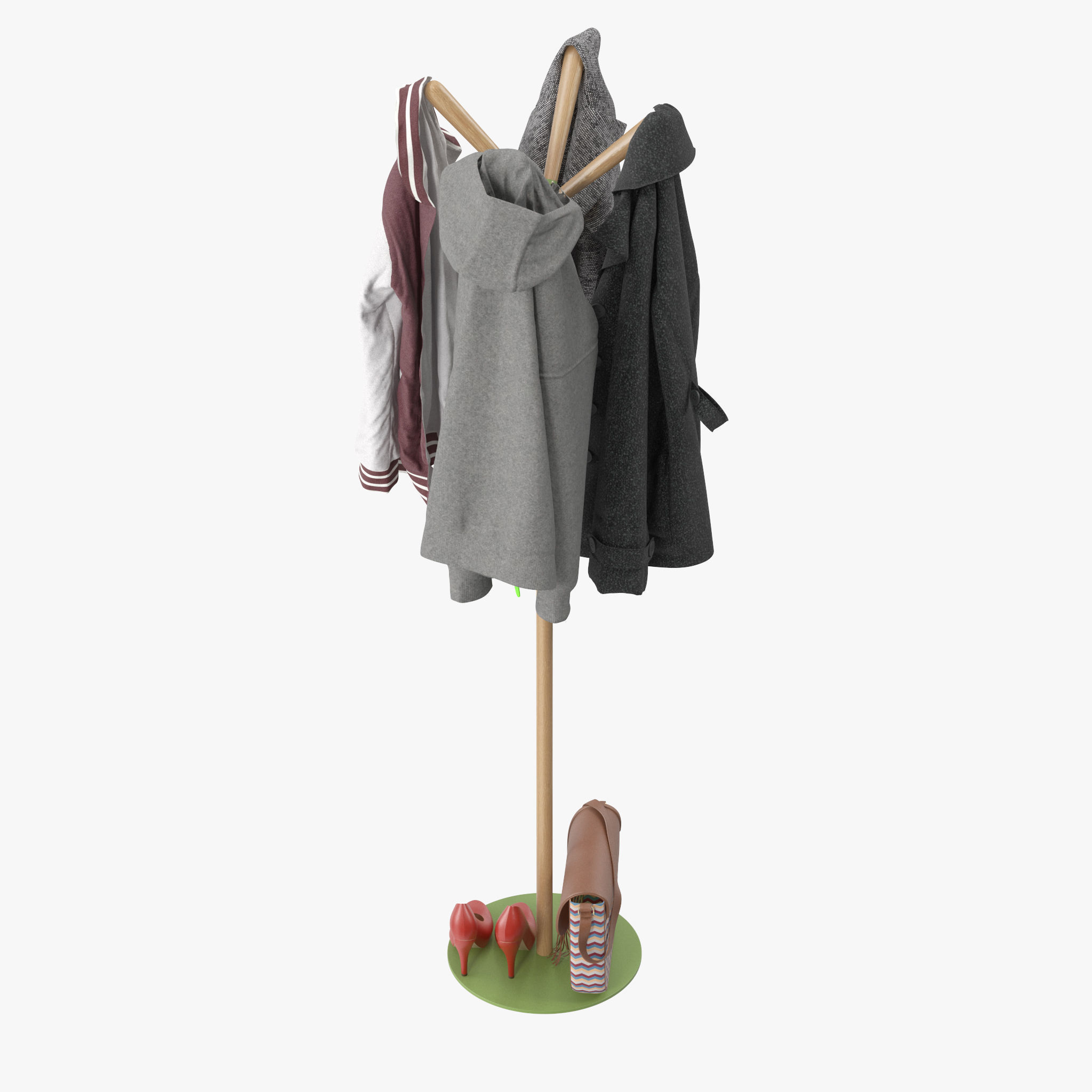 Sioux by Rexite Coat rack 3D model_11